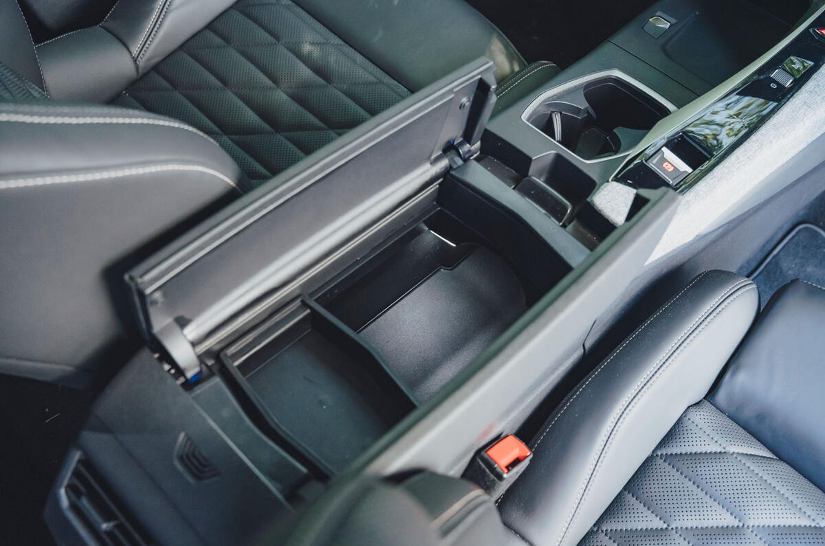 Peugeot E 3008 review 2024 20 cubby hole